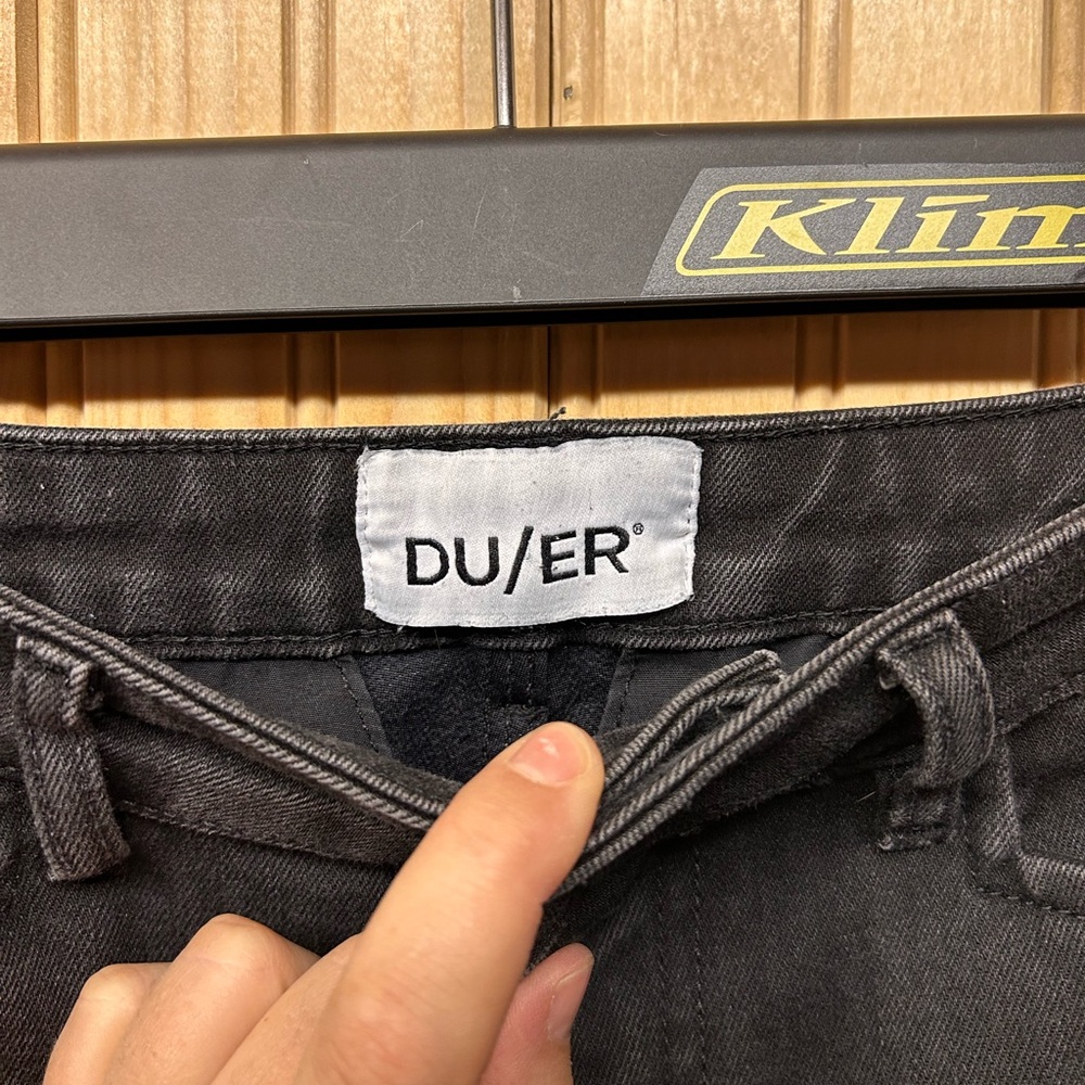 DU/ER All-Weather Denim High Rise Barrel Pant